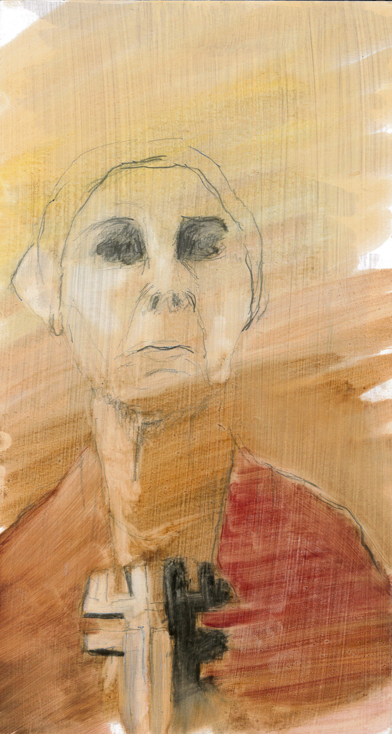 Sketch/Painting of Georgia O'Keefe